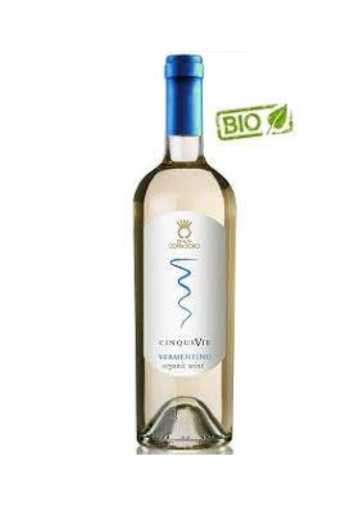 Organic White Wine Vermentino Coppadoro