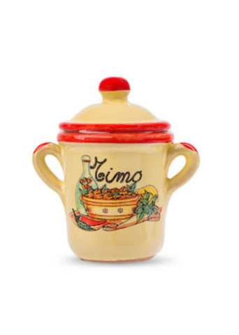Dried Thyme in Hand Made Terracotta Pot