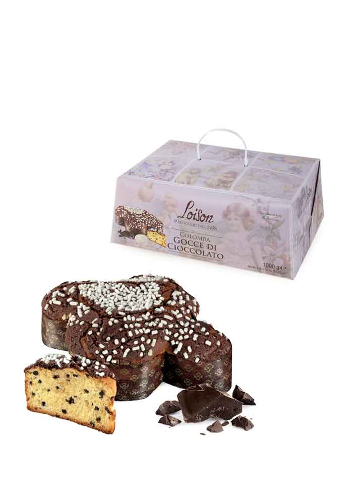 Luxury Colomba Cake with Chocolate Chips