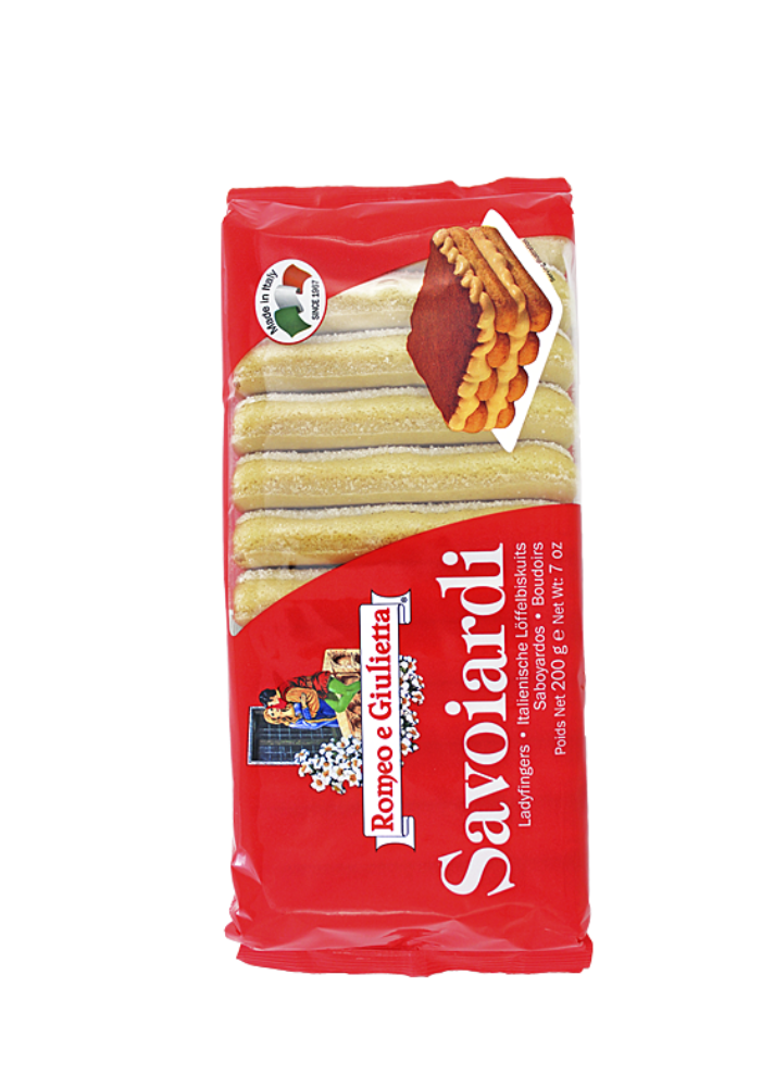 Italian savoiardi ladyfinger biscuits