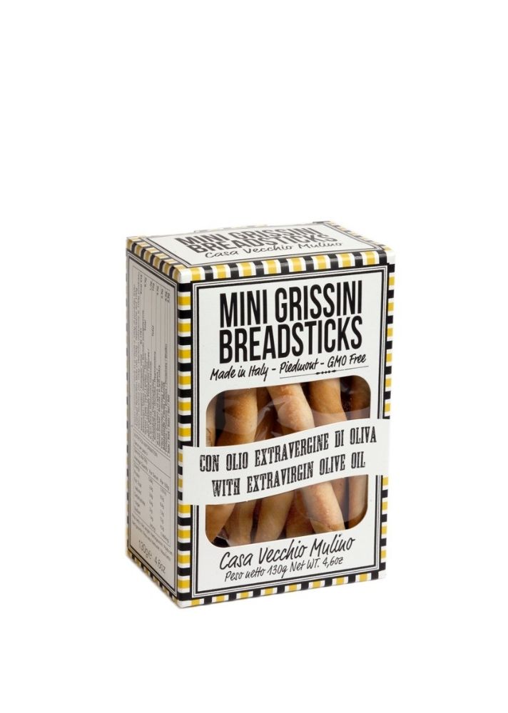 Mini grissini breadsticks