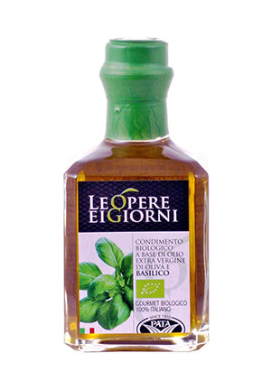 Organic Basil Infused Extra Virgin Olive Oil
