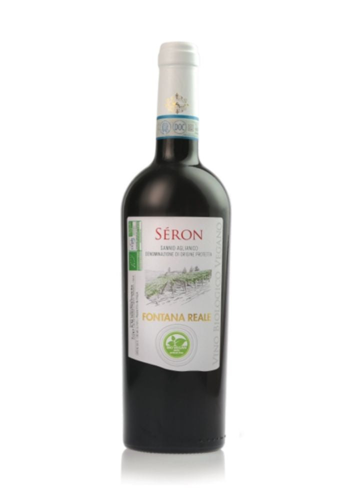 Organic vegan aglianico red wine