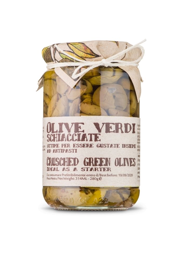 Calabrese Cracked Olives
