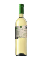 Bottle of organic bombino white wine