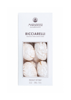 
                  
                    Sweet chewy almond ricciarelli biscuits
                  
                