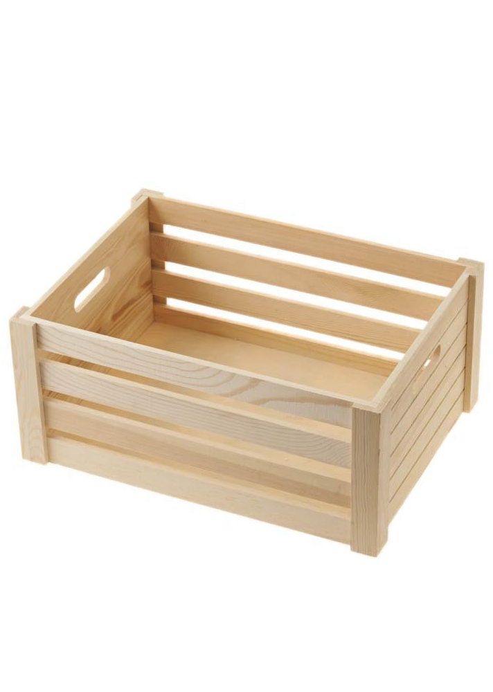 Create your own hamper - Medium wooden crate