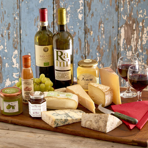 Cheese & Organic Wine Hamper